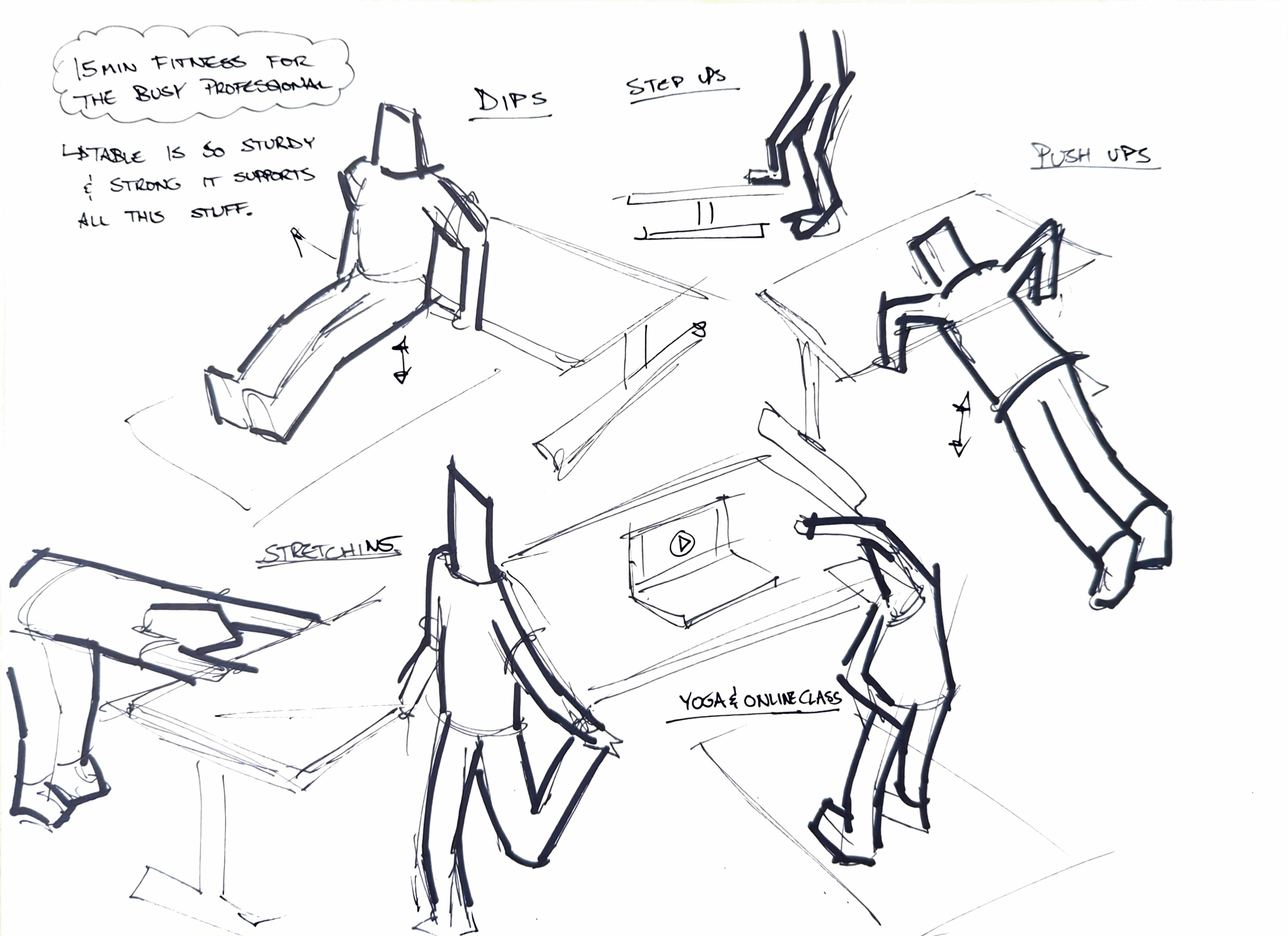 When designing the desk , what were you thinking a bout or prioritizing the most?